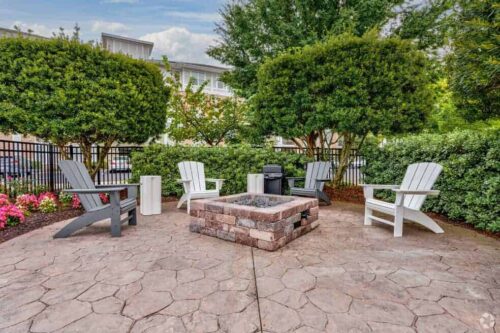 Chilling Outdoor Area with Chairs
